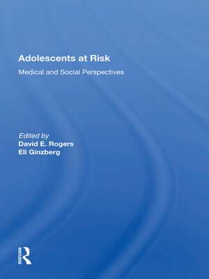 cover image of Adolescents At Risk